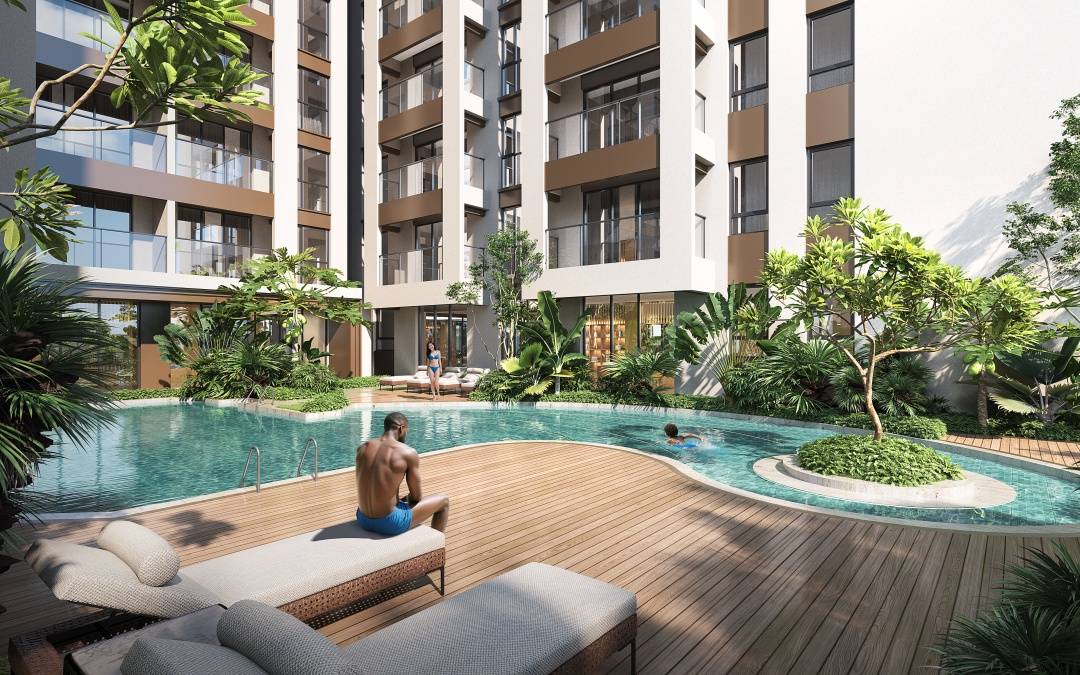 1 bedroom 6.5 M  2 and 3 bed Contemporary Balcony Garden Residences – Kileleshwa